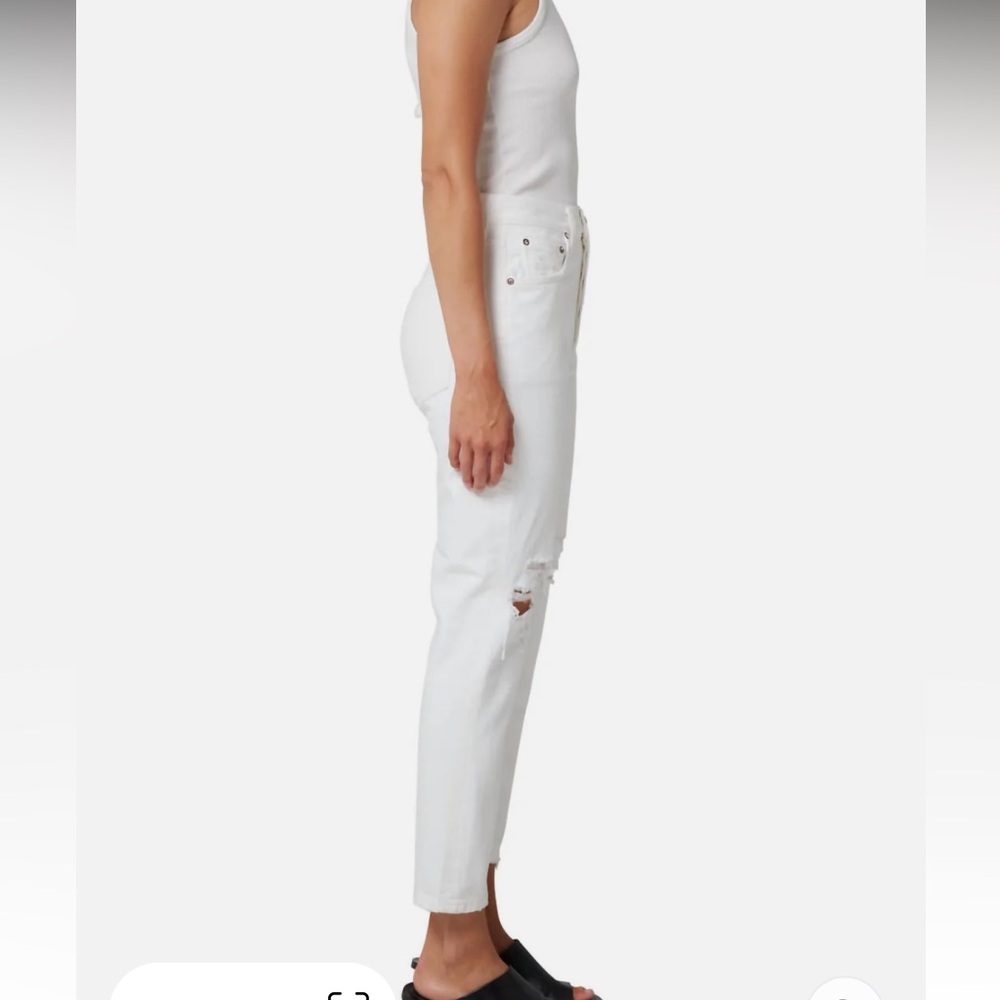 Agolde Riley High Rise Straight Crop Jeans - Picture 4 of 8